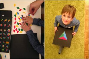 magnet tiles trougao